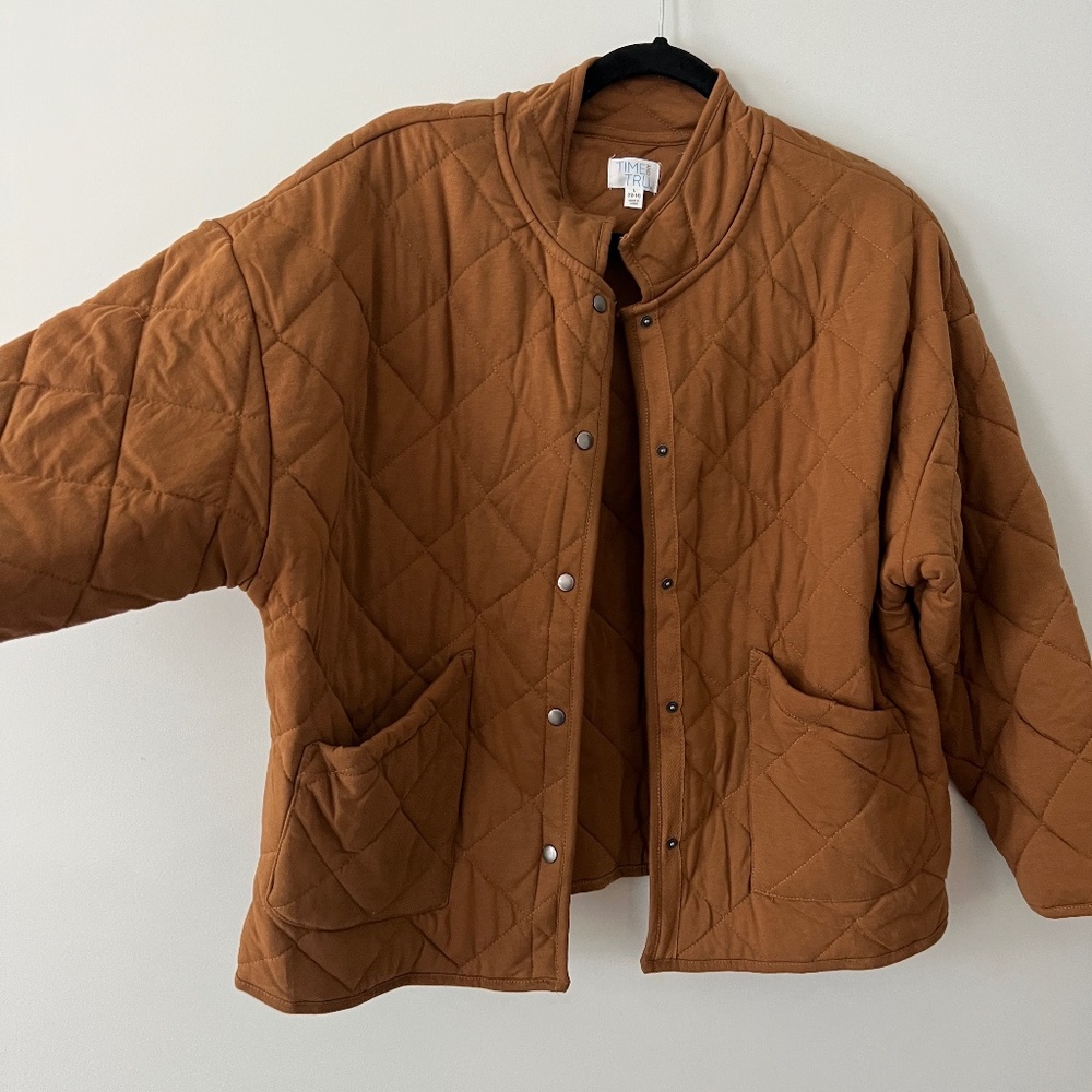Time and Tru Quilted Jacket